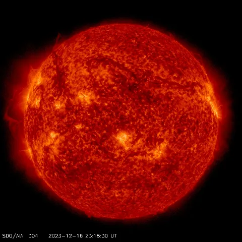 Image of Sun's transition region