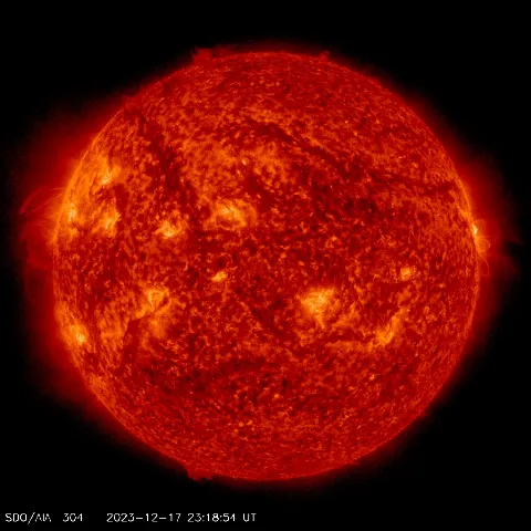 Image of Sun's transition region