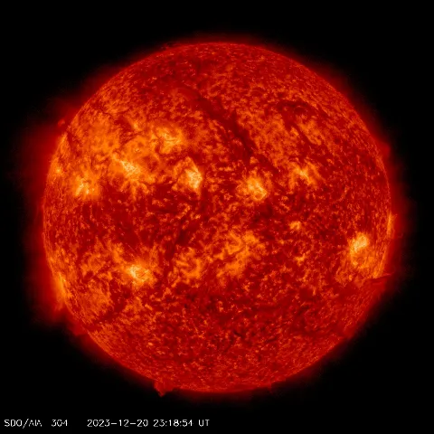 Image of Sun's transition region