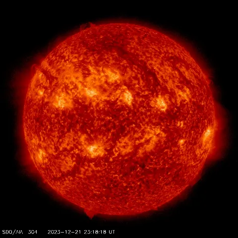 Image of Sun's transition region