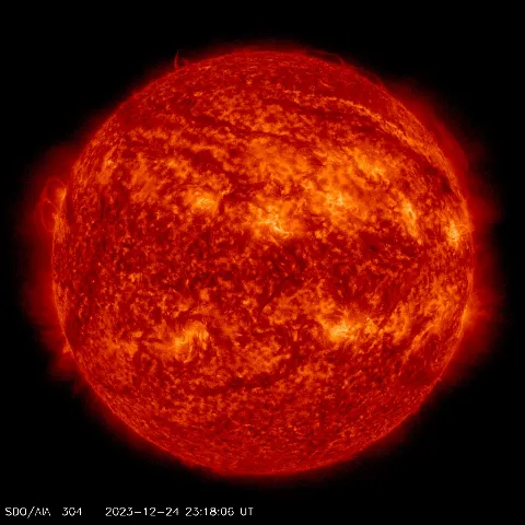 Image of Sun's transition region