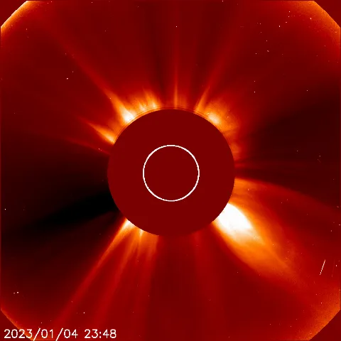 Image of solar wind