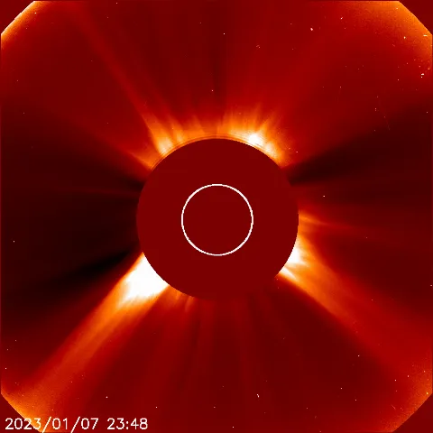 Image of solar wind