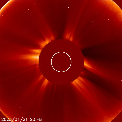 Image of solar wind