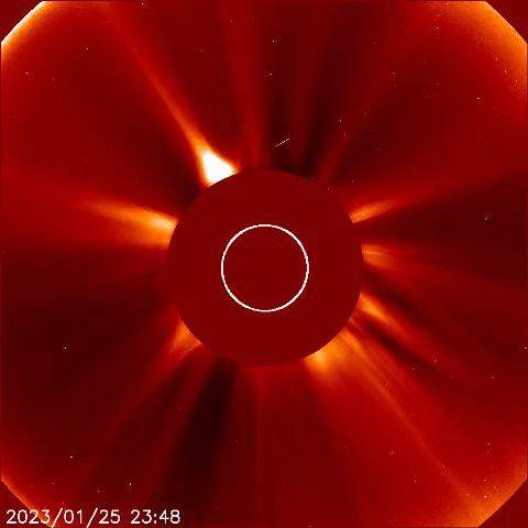 Image of solar wind