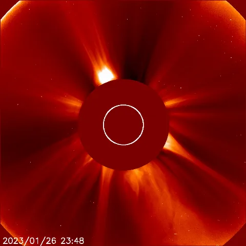 Image of solar wind