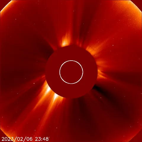 Image of solar wind