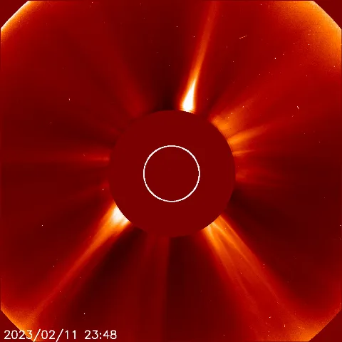 Image of solar wind