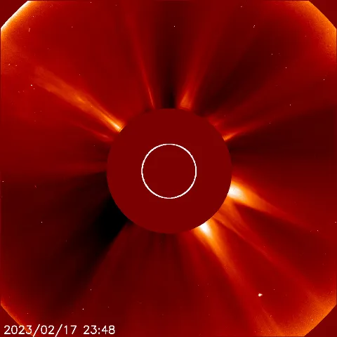 Image of solar wind