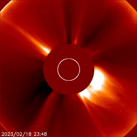 Image of solar wind