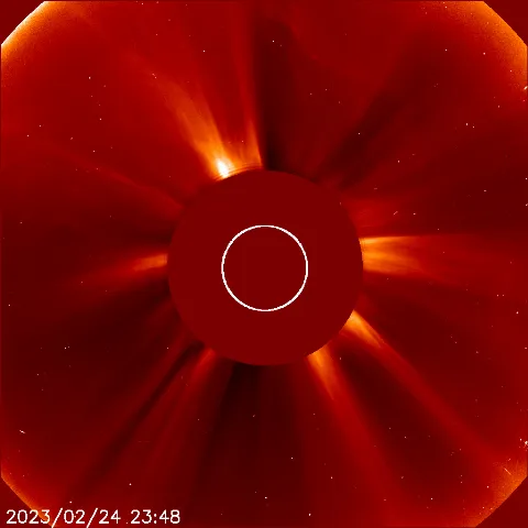 Image of solar wind