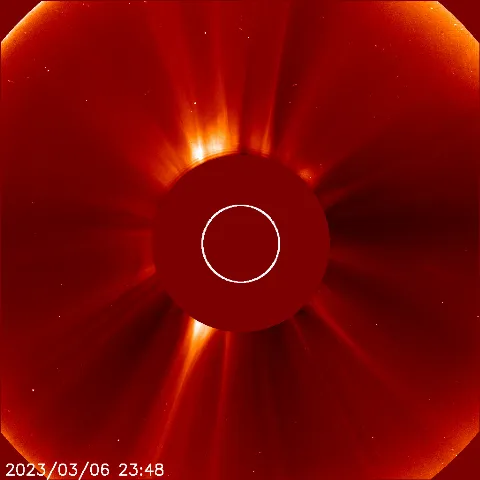 Image of solar wind