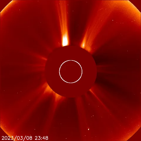 Image of solar wind