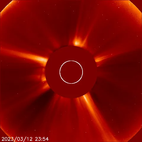 Image of solar wind