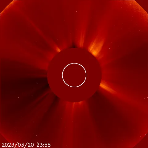 Image of solar wind