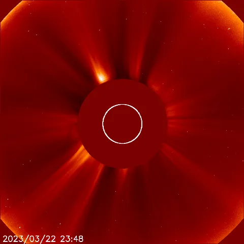 Image of solar wind