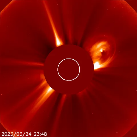 Image of solar wind