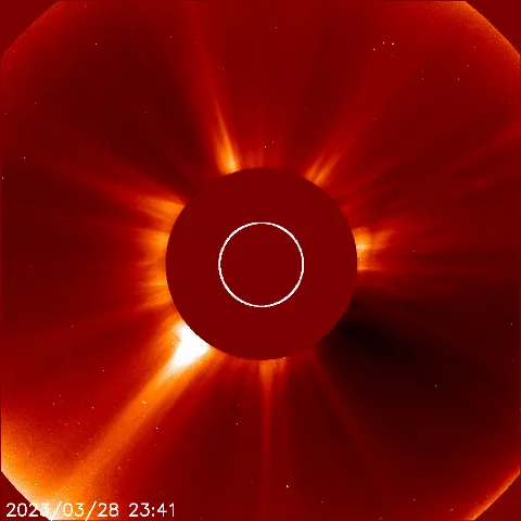 Image of solar wind