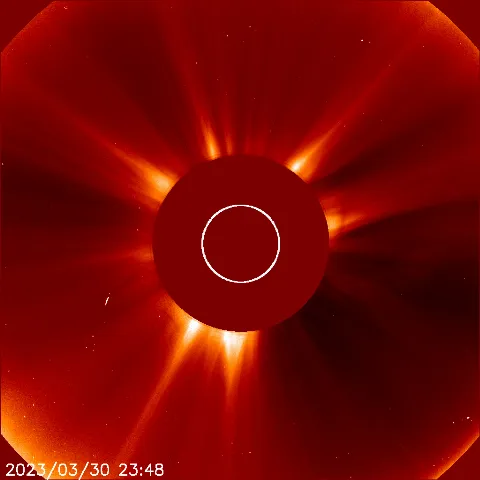 Image of solar wind