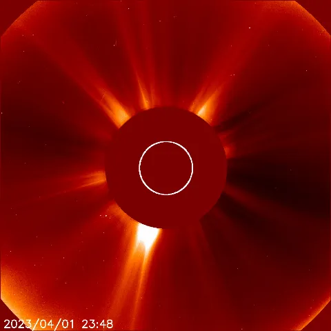 Image of solar wind