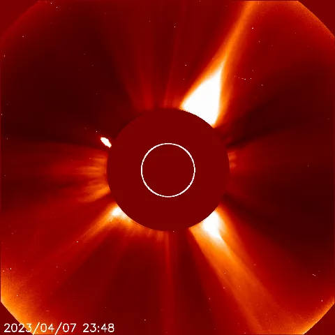 Image of solar wind