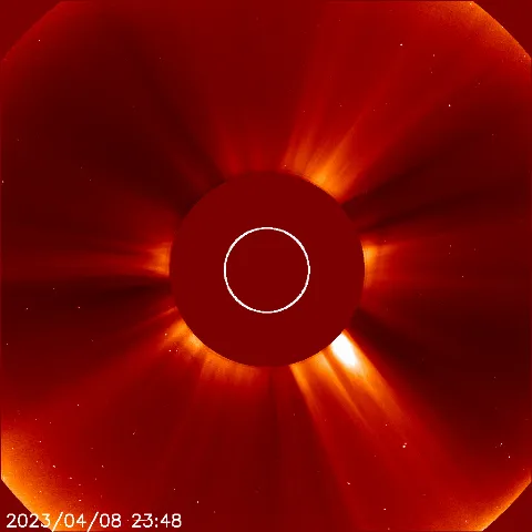 Image of solar wind