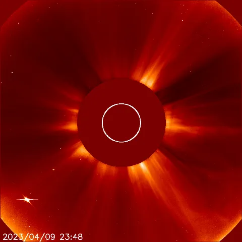 Image of solar wind