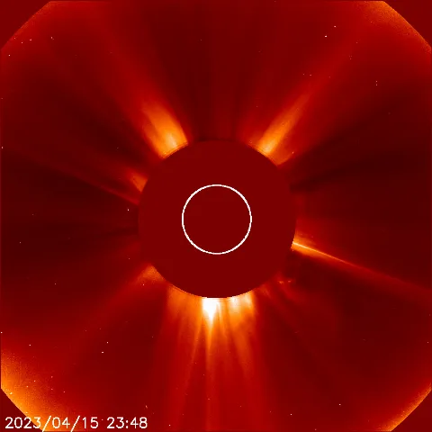 Image of solar wind