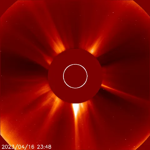 Image of solar wind