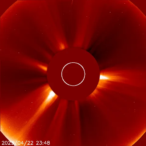 Image of solar wind