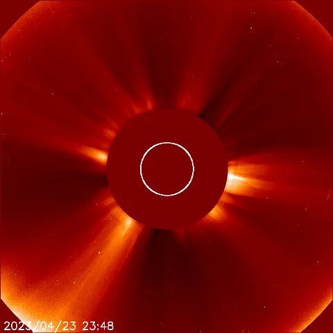 Image of solar wind