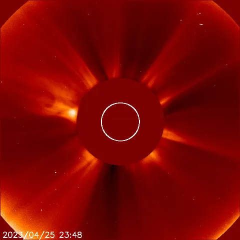 Image of solar wind