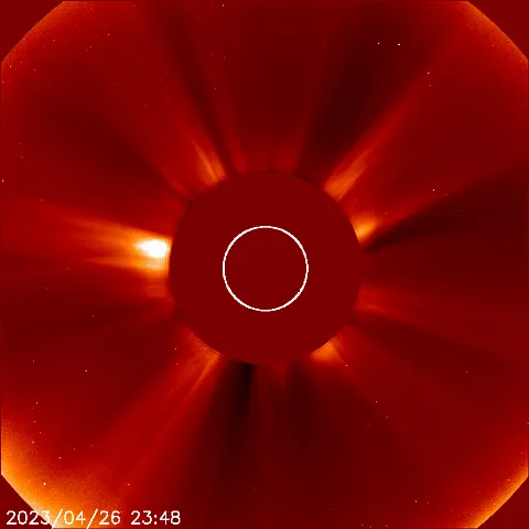 Image of solar wind