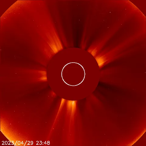 Image of solar wind