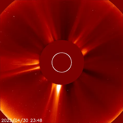 Image of solar wind