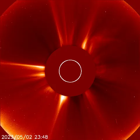 Image of solar wind