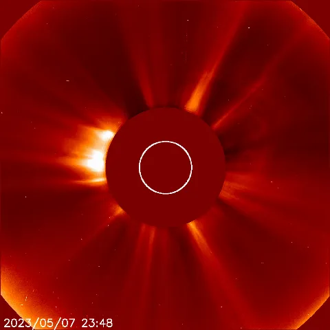 Image of solar wind