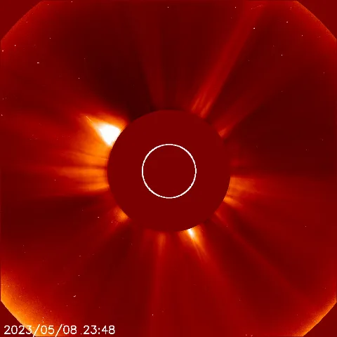 Image of solar wind