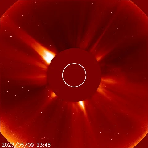 Image of solar wind