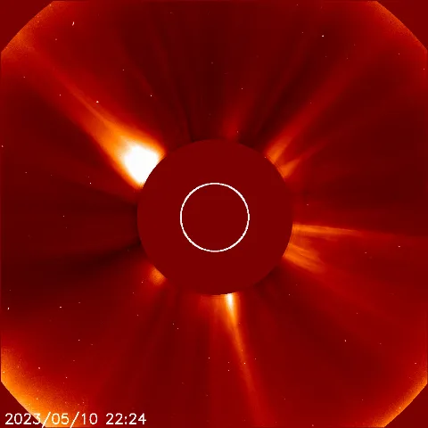 Image of solar wind