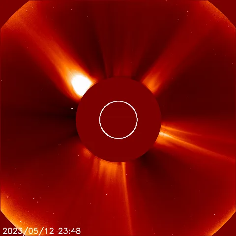 Image of solar wind