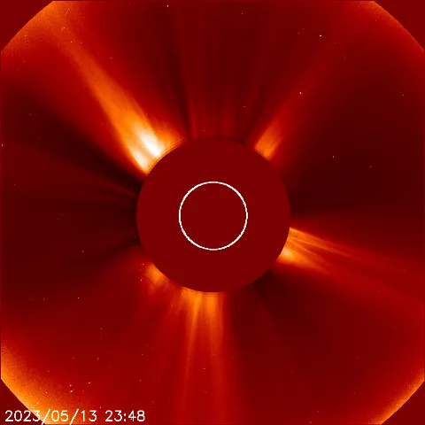 Image of solar wind