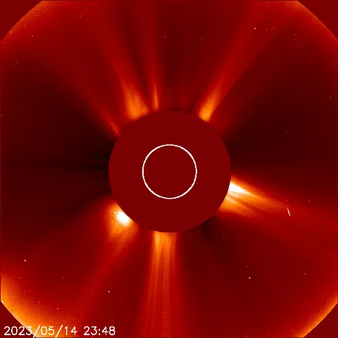 Image of solar wind