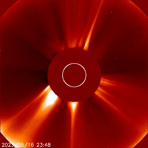 Image of solar wind