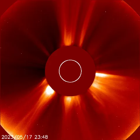 Image of solar wind