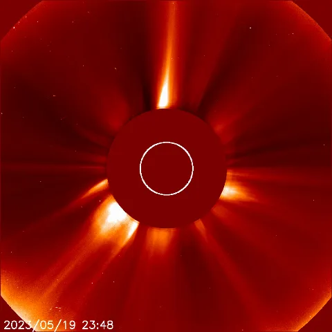 Image of solar wind