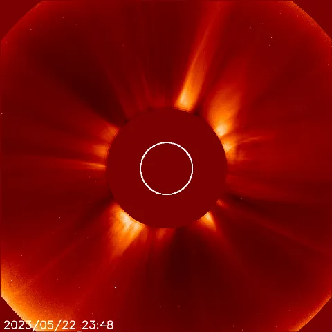 Image of solar wind