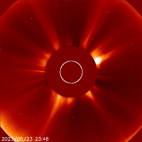 Image of solar wind