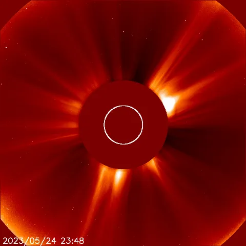 Image of solar wind