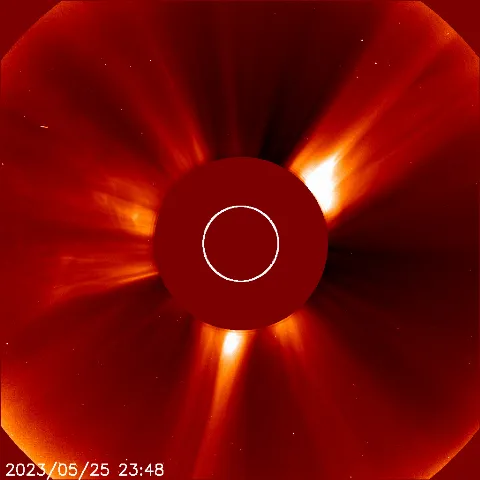 Image of solar wind